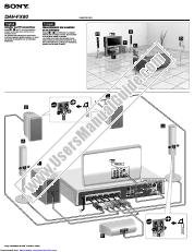 Ansicht DAV-FX80 pdf Lautsprecher & TV-Anschluss (Anschlussplan)