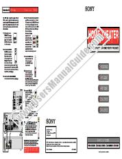 View HT-1300D pdf Hook-up Guide for HT Systems