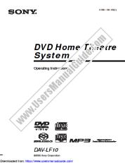 View DAV-LF10 pdf DAVLF10 Instructions  (main component system)