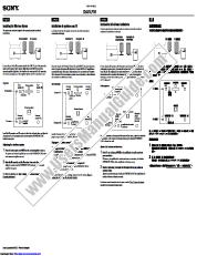 Ver DAV-LF10 pdf Instalación del sistema inalámbrico