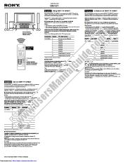 View DAV-LF1 pdf Insert: using Sony TV Direct
