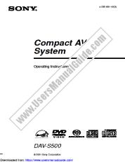 Ver DAV-S500 pdf Instrucciones de operación