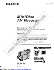 Visualizza DCM-M1 pdf Manuale dell'utente principale