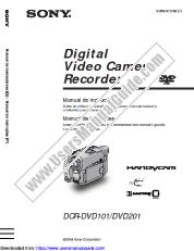 View DCR-DVD101 pdf Manual de instrucciones (Espanol y Portugues)