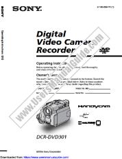 Ansicht DCR-DVD301 pdf Bedienungsanleitung
