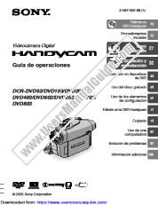 View DCR-DVD803 pdf Manual de instrucciones (Espanol y Portugues)