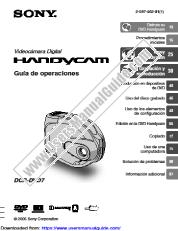 View DCR-DVD7 pdf Manual de instrucciones