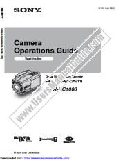 Voir DCR-HC1000 pdf Utilisation de la caméra de guidage