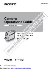 Vezi DCR-HC20 pdf Camera Operațiuni Ghid