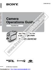 Ver DCR-HC30 pdf Guía de operaciones de la cámara