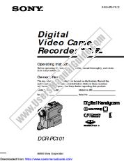 View DCR-PC101 pdf Operating Instructions