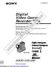 View DCR-PC120BT pdf Manual de instrucciones (Espanol y Portugues)