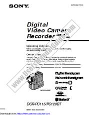 Ver DCR-PC115 pdf Manual de usuario principal