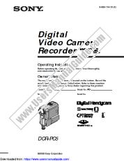 View DCR-PC5 pdf Operating Instructions