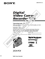 Vezi DCR-PC9 pdf Instrucțiuni de operare