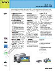 Ver DCR-SR80 pdf Especificaciones de comercialización