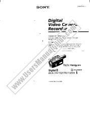 Ver DCR-TRV110 pdf Manual de usuario principal