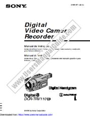 View DCR-TRV110 pdf Manual de instrucciones (Espanol y Portugues)