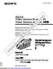 Ver DCR-TRV140 pdf Manual de instrucciones (Español y Portugués)