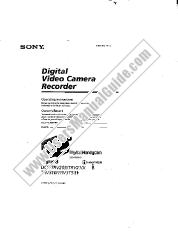 Ver DCR-TRV315 pdf Manual de usuario principal