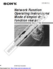 Visualizza DCR-TRV50 pdf Istruzioni per l'uso della funzione di rete