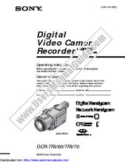 Ver DCR-TRV60 pdf Instrucciones de operación
