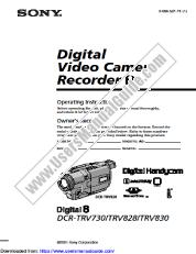 Ver DCR-TRV830 pdf Instrucciones de funcionamiento (manual principal)