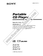 Vezi D-EJ715 pdf Manual de utilizare primar