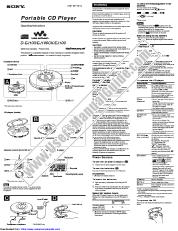 Ver D-EJ109 pdf Instrucciones de funcionamiento (manual principal)