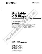 Visualizza D-EJ612CK pdf Manuale dell'utente principale