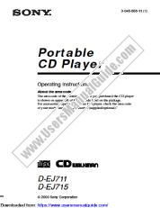 Vezi D-EJ711 pdf Manual de utilizare primar