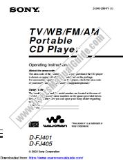 View D-FJ405 pdf Operating Instructions  (primary manual)