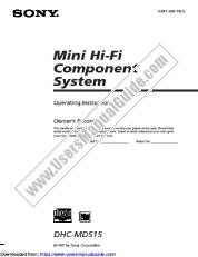 Vezi DHC-MD515 pdf Instrucțiuni de operare