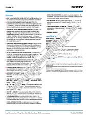 View D-NF610 pdf Marketing Features