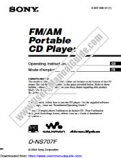Vezi D-NS707F pdf Instrucțiuni de operare (manual primar)