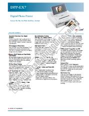 Voir DPP-EX7 pdf Spécifications de marketing