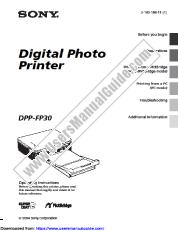 Visualizza DPP-FP30 pdf Istruzioni per l'uso