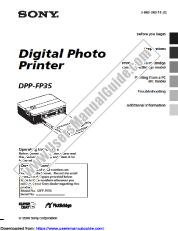 Ver DPP-FP35 pdf Instrucciones de operación