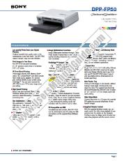 View DPP-FP50 pdf Marketing Specifications