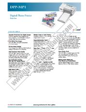 Voir DPP-MP1 pdf Spécifications de marketing
