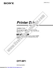 Voir DPP-MP1 pdf Guide d'installation du pilote d'imprimante
