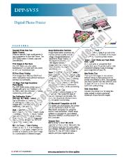 Ver DPP-SV55 pdf Especificaciones de comercialización