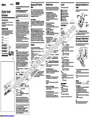 Vezi DRN-XM01HK pdf Instrucțiuni de operare (manual primar)