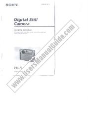 Vezi DSC-F1 pdf Instrucțiuni de operare (manual primar)