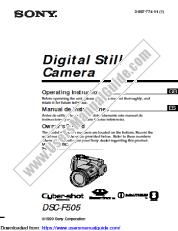 Ver DSC-F505 pdf Instrucciones de funcionamiento (inglés y español)l)