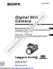 Ver DSC-F707 pdf Manual de instrucciones (Español y Portugués)
