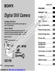 Vezi DSC-F88 pdf Instrucțiuni de operare
