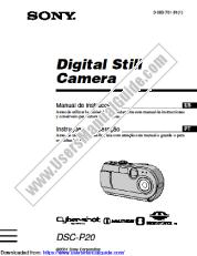 View DSC-P20 pdf Manual de instrucciones (Espanol y Portugues)