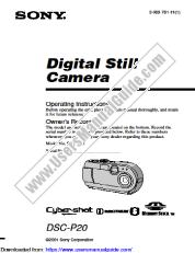 View DSC-P20 pdf Operating Instructions  (primary manual)