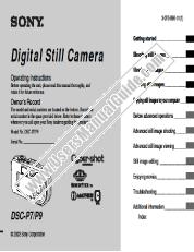 Vezi DSC-P7 pdf Instrucțiuni de operare (manual primar)